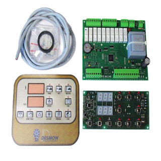 Platine de commande+platine relais + plastron + connectique GBF