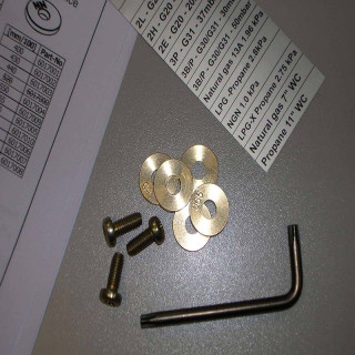 Kit conversion gaz naturel ( anc ref CM6017009+CM6017010)