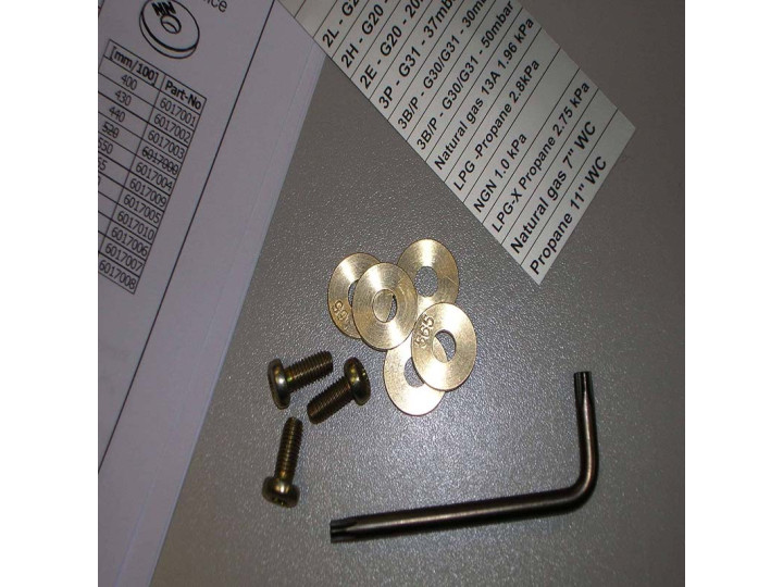 Kit conversion gaz naturel ( anc ref CM6017009+CM6017010)