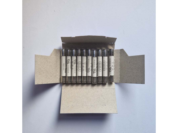 fusible T4A 10pc. 6.3x32mm Convo 4