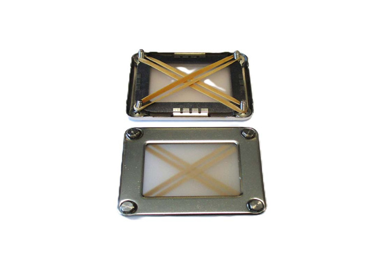 Kit vitre d'éclairage ( joint + vitre + cadre + vis)