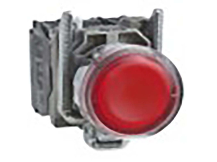 bouton pousoir lumineux rouge